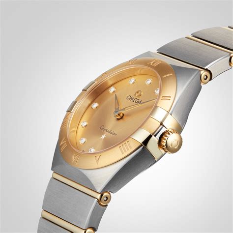 omega constellation manhattan watch|omega constellation diamond bezel.